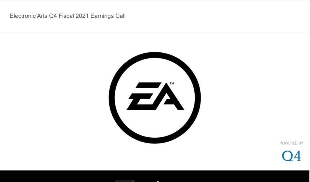 Electronic Arts Reports Q4 and FY21 Financial Results