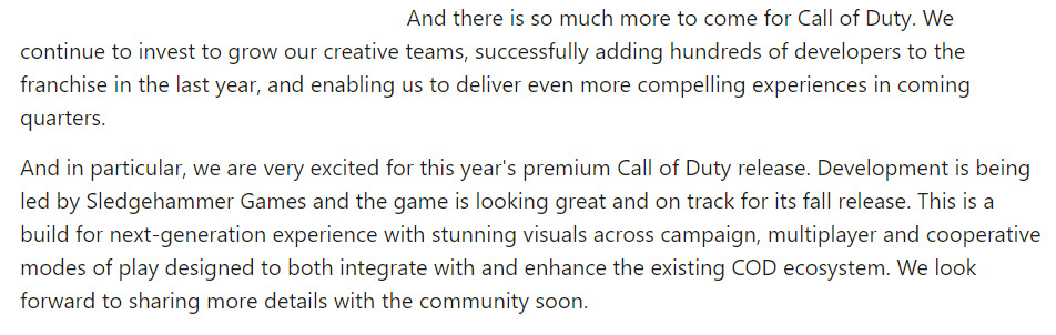 Activision Blizzard First Quarter Calendar 2021 Results